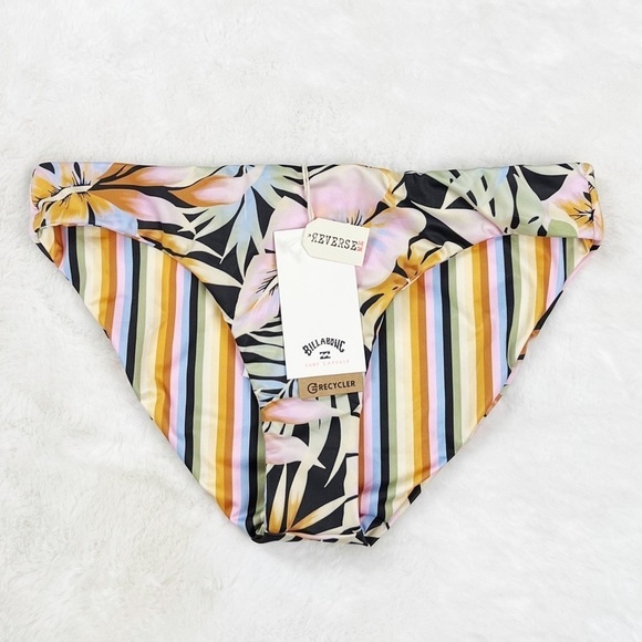 NWT Billabong Postcards From Paradise Lowrider Reversible Bikini Bottoms - Picture 4 of 7